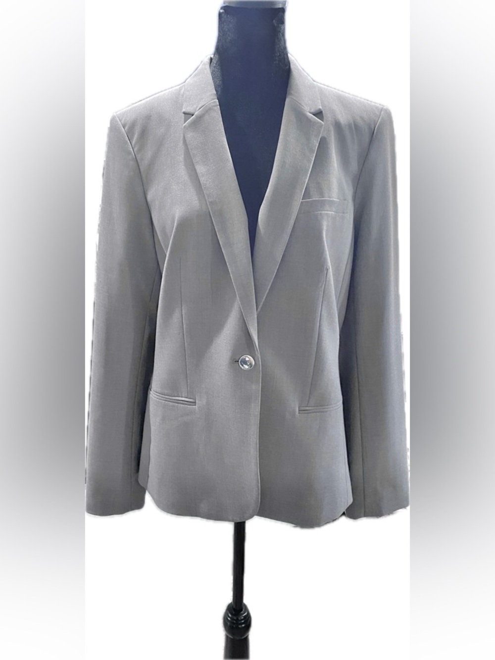 Calvin Klein women’s light gray blazer. Size 12